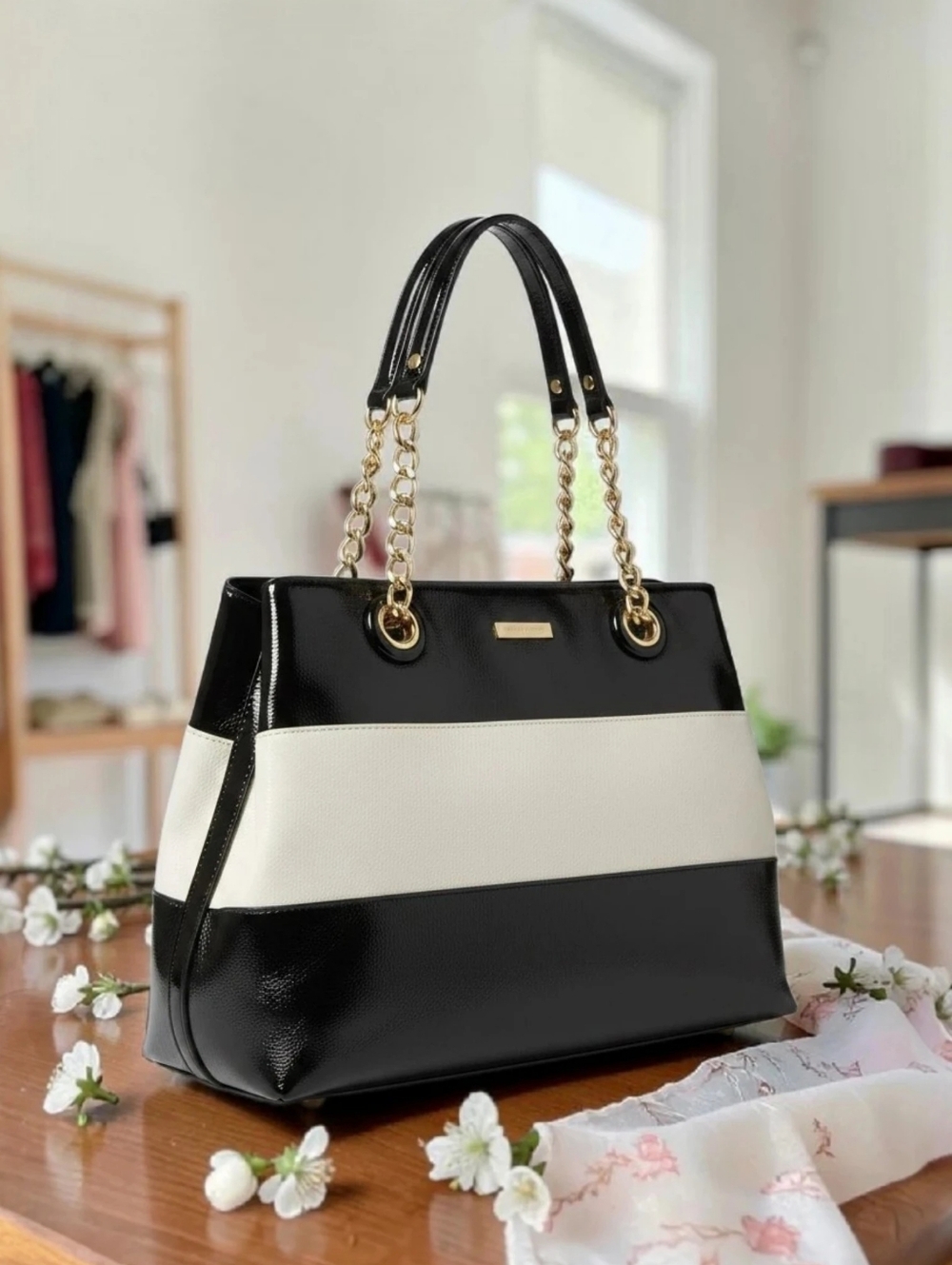 Kate Spade Journal Maryanne Tote Patent Leather